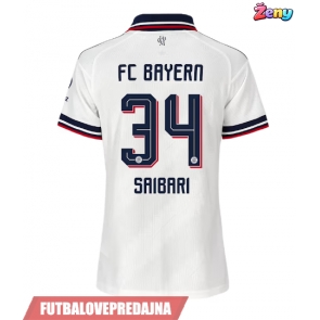 Lacne Ženy Futbalové dres Bayern Munich Ismael Saibari #34 2026-27 Krátky Rukáv - Preč